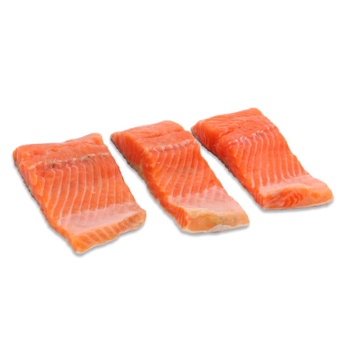 Renbågslaxfilé portionsbit ca150g/4,5kg fryst 06406620220943